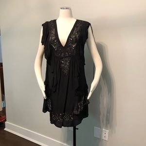 Black beaded dress
